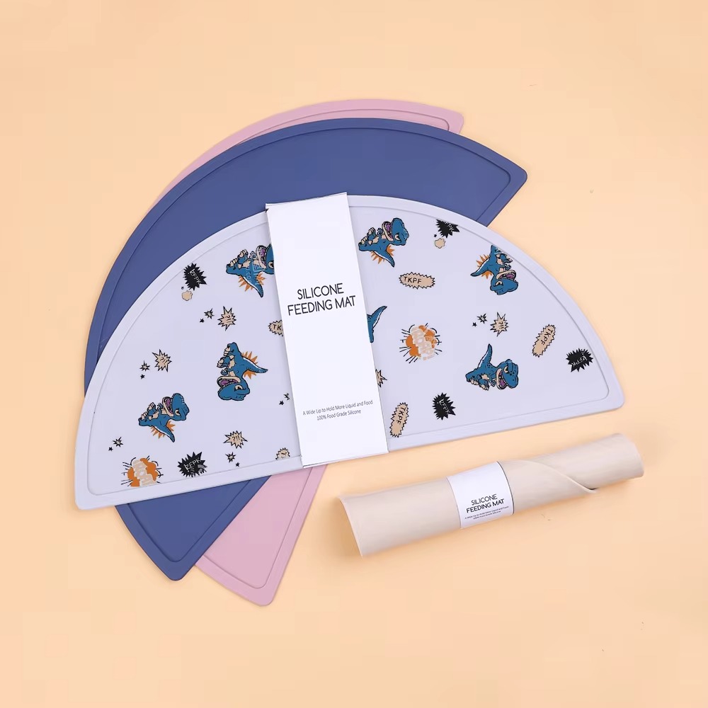 BPA-Free Silicone Baby Feeding Placement Mat